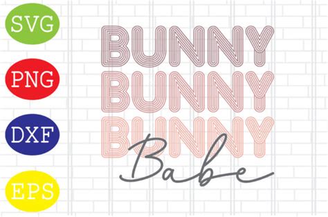 Bunny Babe Easter Bunny Svg Graphic By Digitalsvgfiles · Creative Fabrica