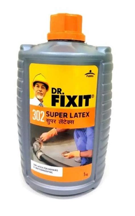 Dr Fixit 302 Super Latex Waterproofing Chemical Packaging Size 1 Kg