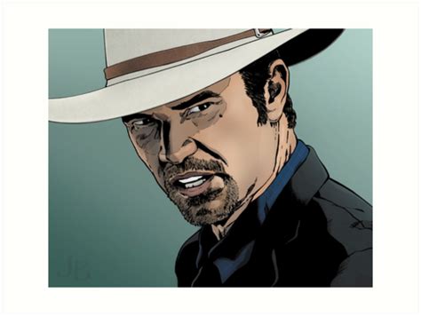 "Raylan Givens, Justified" Art Prints by johnboveri | Redbubble