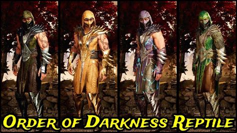 Order Of Darkness Reptile Skin Showcase Intros Victory Mortal