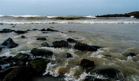 Sea Beach of Somnath Temple of Somenath Gujarat Stock Image - Image of ...