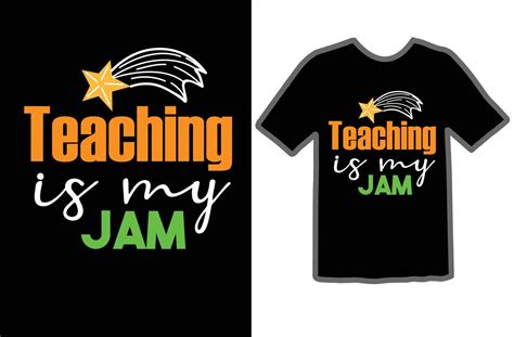 Teaching Is My Jam Svg T Shirt Design 19902292 Vector Art At Vecteezy