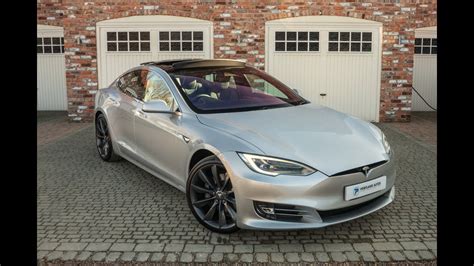 201767 Tesla Model S 75d In Silver Metallic For Sale With Black