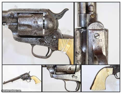 IVORY GRIP Antique COLT Black Powder SAA Revolver