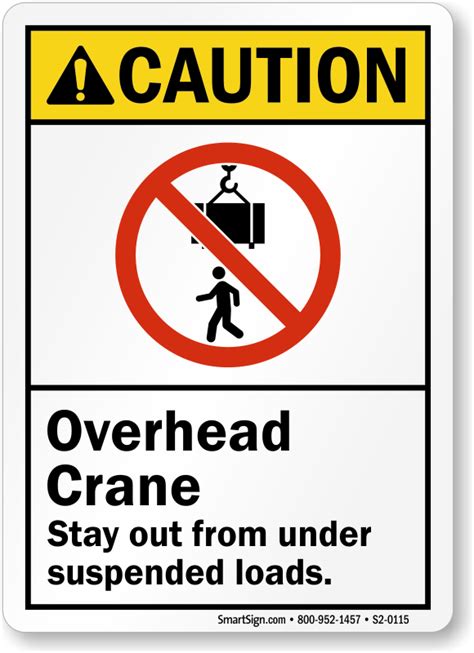 Crane Safety Signs | Hoist Safety Signs