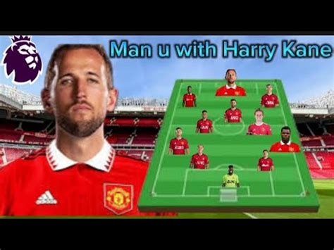 Kane In Manchester United Potential Line Up With Harry Kane Next Season