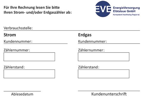 Zählerstandserfassung