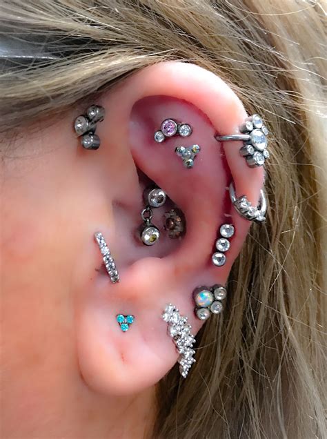 Unique Inner Conch Piercing Placement