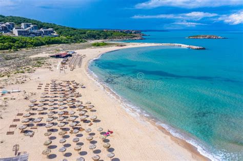 Arkutino Beach Near Sozopol in Bulgaria Stock Image - Image of relax ...