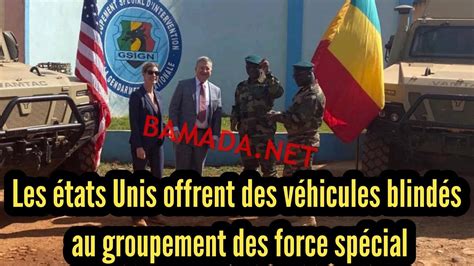 Les Tats Unis Offrent Des V Hicules Blind S Au Groupement Des Force