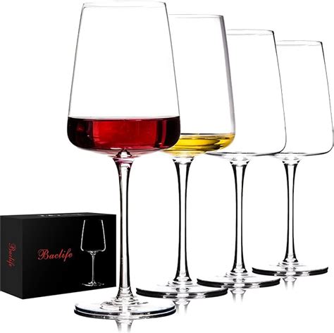 Amazon Baclife Hand Blown Red Wine Glasses Set Of Premium