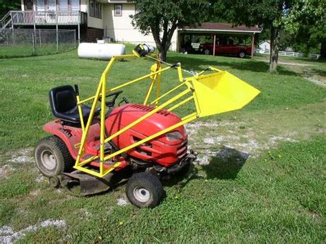 Homemade Tractor Loader Pictures Homemade Tractor Lawn Tractor Garden Tractor