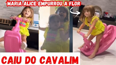 MARIA ALICE QUASE CAI DO CAVALINHO E VIRGÍNIA SE DESESPERA YouTube