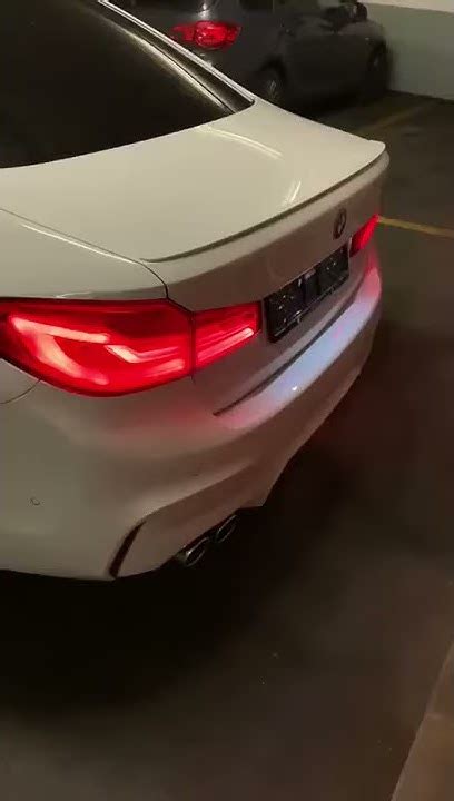 Bmw M5 F90 M Performace Exhaust Pop Bangs Youtube