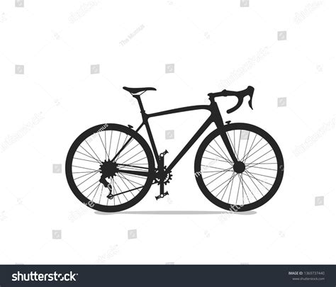 Black Speed Bike Vector Stock Vector (Royalty Free) 1369737440 | Shutterstock