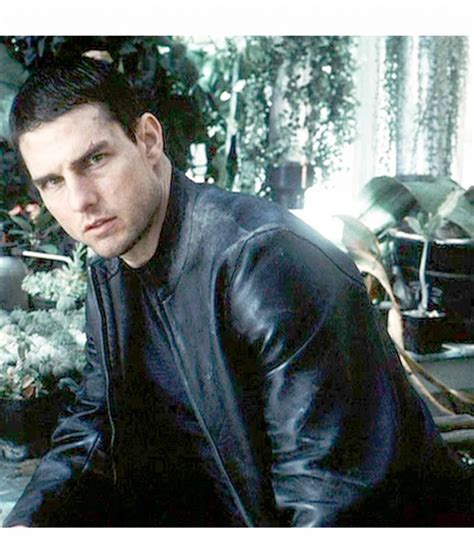 John Anderton Tom Cruise Minority Report Leather Jacket - Jackets Creator