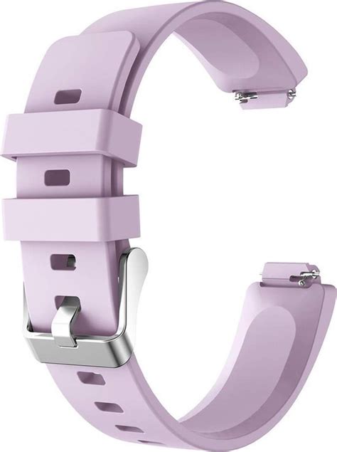 YONO Fitbit Inspire Bandje HR 2 Siliconen Lila Small Bol