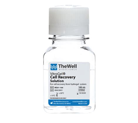 VitroGel® Cell Recovery Solution (100 mL) | TheWell Bioscience