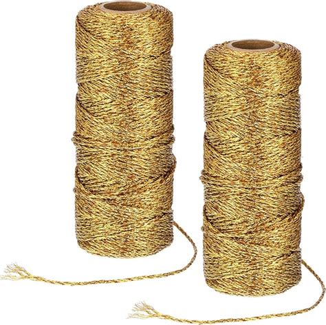 Amazon Rolls Christmas Twine Metallic Bakers Twine Yards