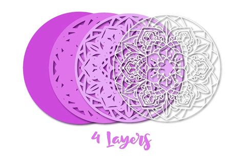 Free 237 Layered Mandala How To SVG PNG EPS DXF File