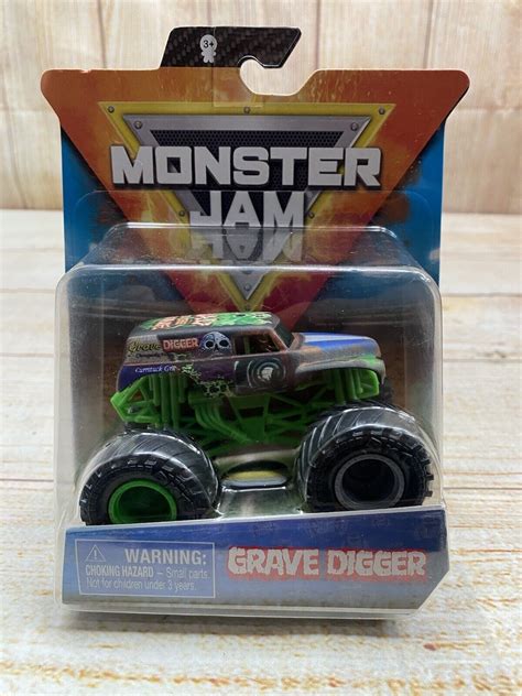 Monster Jam Spin Master Grave Digger Wreckless Trucks Ebay