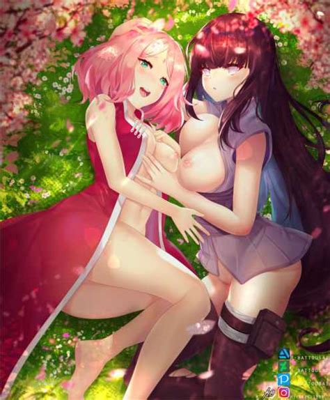 Hinata And Sakura Enjoying Cherry Blossom Hentai Rule34 R34 XXX