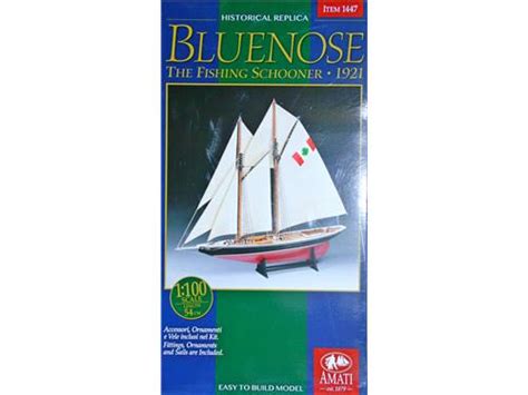 Bluenose The Fishing Schooner 1921 Art 1447 Amati 1100 Modellismo