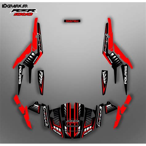 Kit Decoration Speed Edition Red Idgrafix Polaris Rzr S Xp