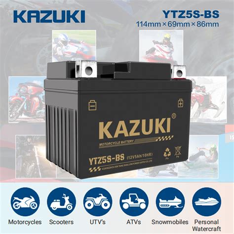 Best Manufacturers 12V 5ah Ytz5s Lead Acid Motorcycle Battery