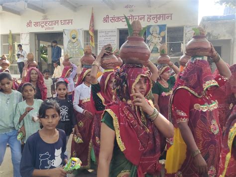 Grand Kalash Yatra Taken Out In Ganeshwar गणेश्वर में निकाली भव्य कलश