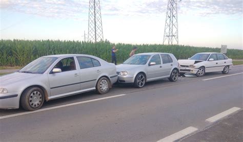 Lančani sudar tri automobila kod Belog Manastira Baranja info