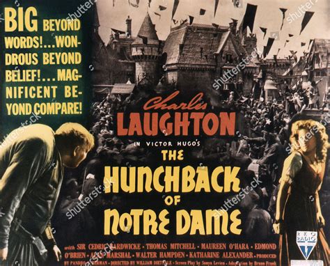 Hunchback Notre Dame 1939 Editorial Stock Photo - Stock Image ...