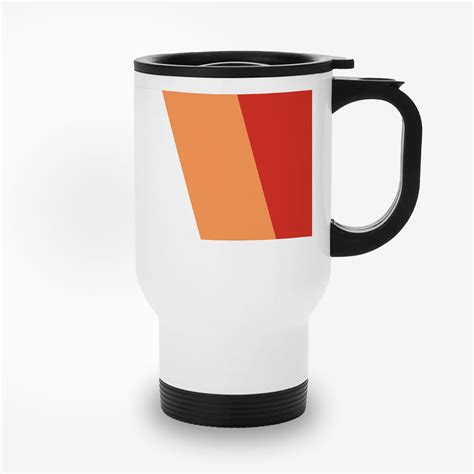 Lesbian Pride Stripe Travel Mug Rainbow Republic
