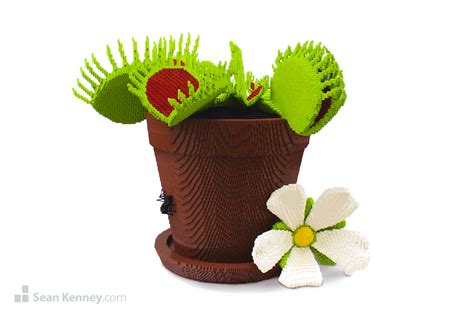 Sean Kenneys Art With Lego Bricks Venus Fly Trap