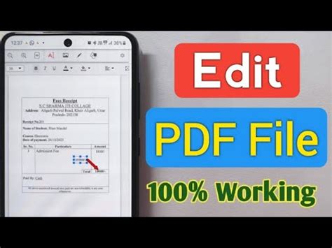 How To Edit PDF File In Android Mobile 2024 Best PDF Editer For