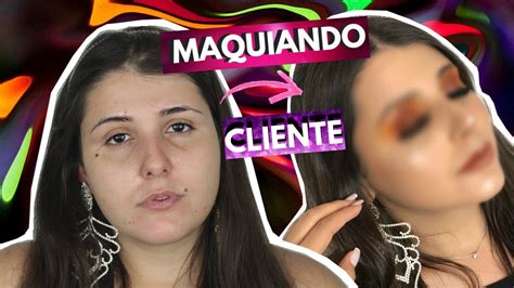 Maquiando Cliente Esfumado Alongado Youtube