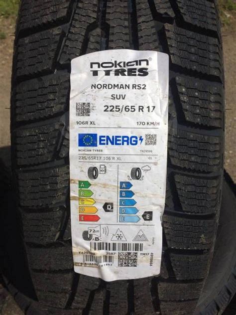 Nokian Nordman RS2, 225/65R17, 17", 1 шт, 225 мм, 65 %, радиальный ...
