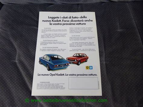 Opel Kadett C 1973 09 Prospekt Italienisch Kaufen Auf Ricardo