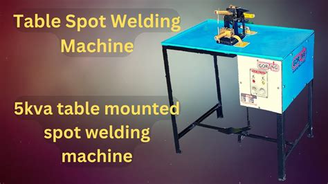 Portable Table Top Spot Welding Machine Table Top Pedal Operated Spot