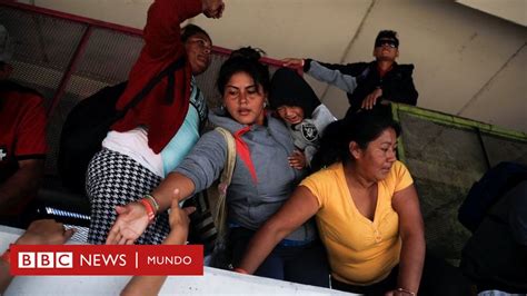 Caravana de migrantes en Tijuana gases lacrimógenos y deportaciones