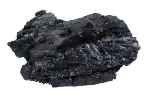 A Big Lump Of Coal Material Raw Piece Power PNG Transparent Image