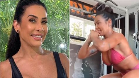 Scheila Carvalho Mostra Treino Aos 49 Anos E Corpo Escultural Rouba