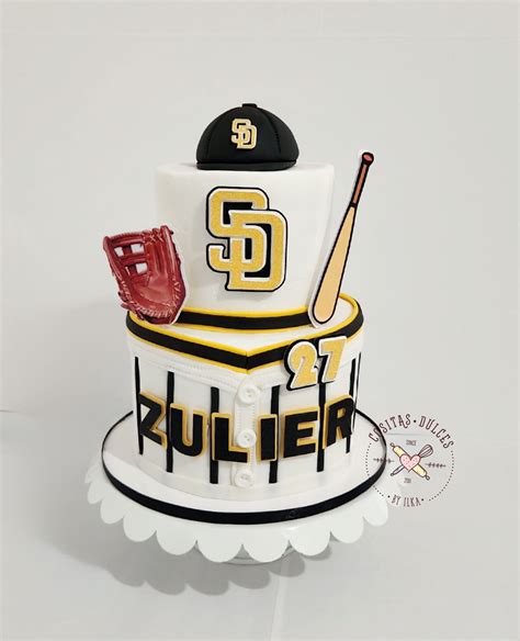 San Diego Padres baseball birthday cake in 2025 | Baseball birthday