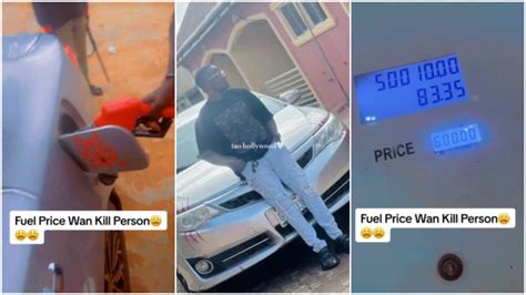 “make I Bend If I No Sell My Car” Nigerian Man Laments In Frustration After Buying Fuel At