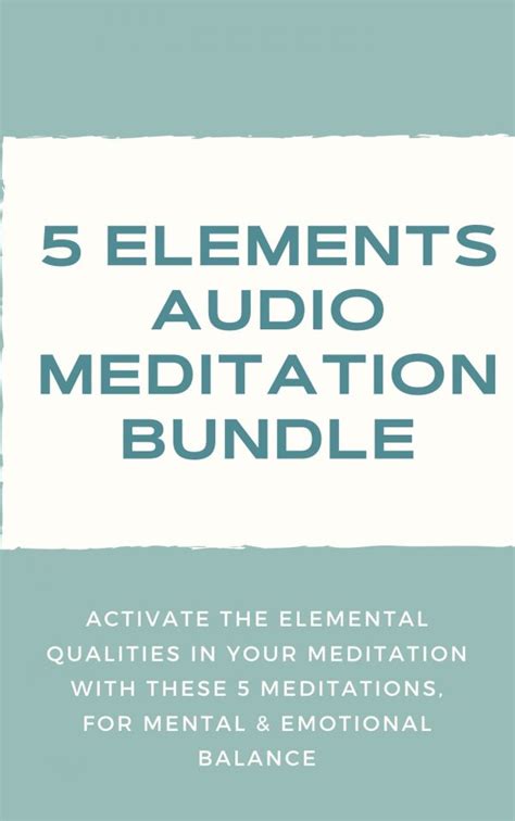 5 Elements Meditation Bundle | Swara Yoga School