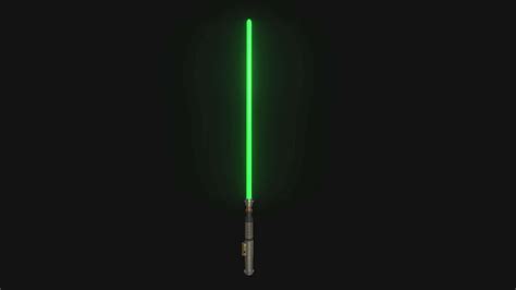 Star Wars Lightsaber Model A 04 Green By Gsommer