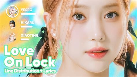 Kep1er Love On Lock Line Distribution Lyrics Karaoke PATREON