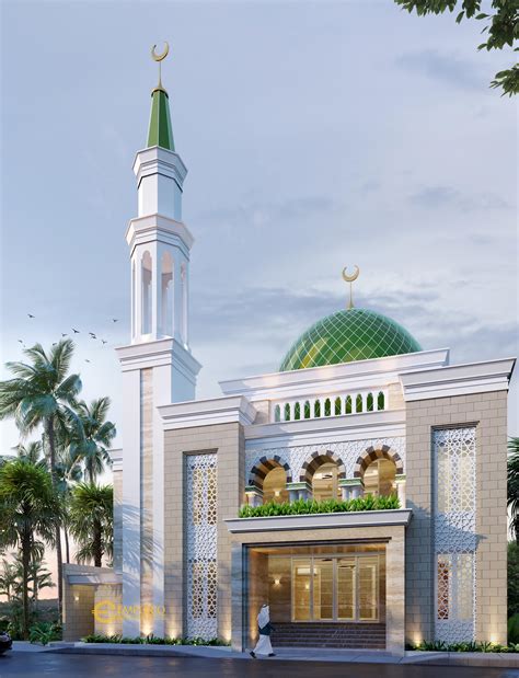 Desain Menara Masjid Minimalis Cek Bahan Bangunan Ramah Im Nbkomputer