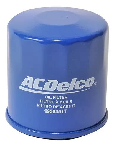 Filtro Aceite Acdelco Chevrolet Spark Gt Sail N300 N400