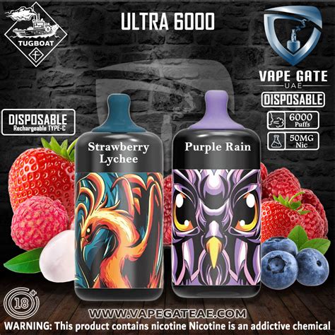 Tugboat Ultra Disposable Vape 6000 Puffs Dubai And Abu Dhabi